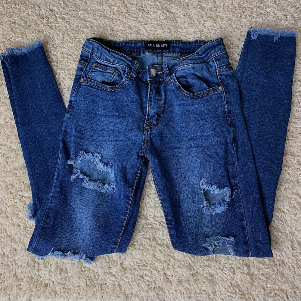 Fashion Nova Ripped Jeans